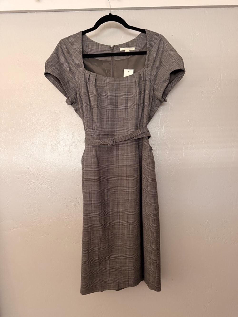 Banana Republic Glen Plaid Belted Women’s Dress